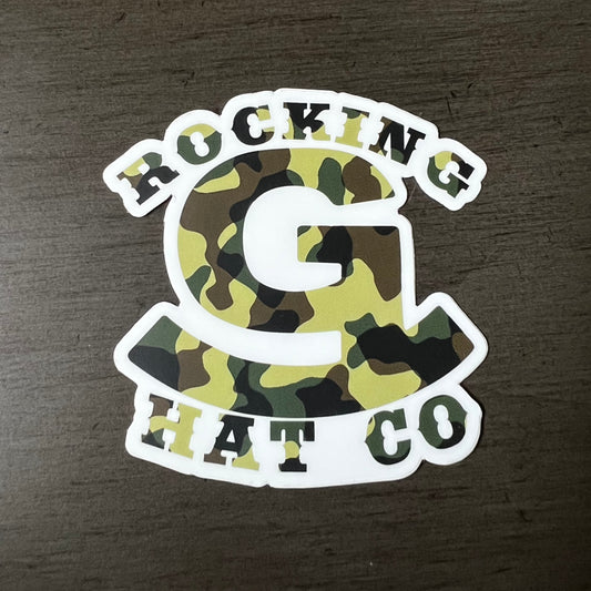 Camo Brand Sticker