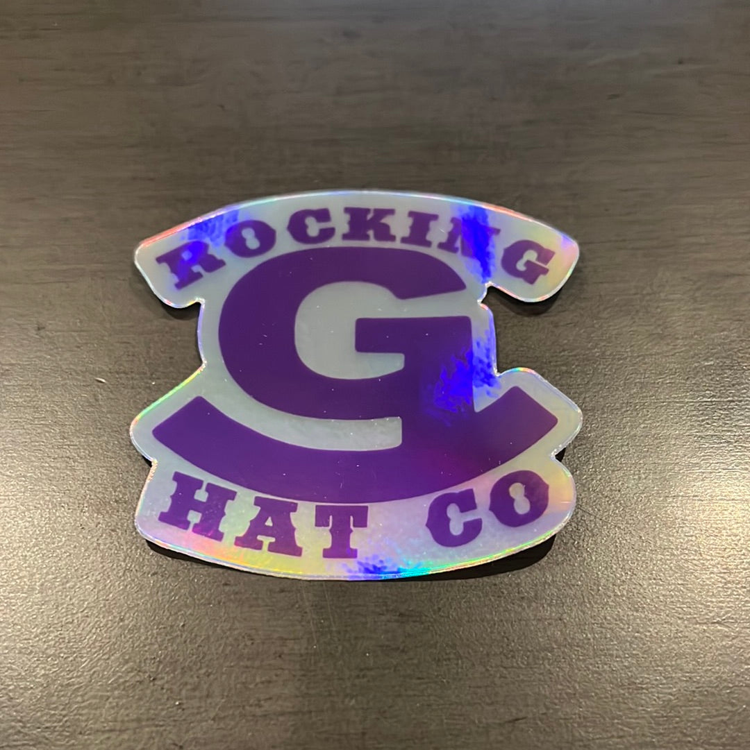 Purple Holographic Decal