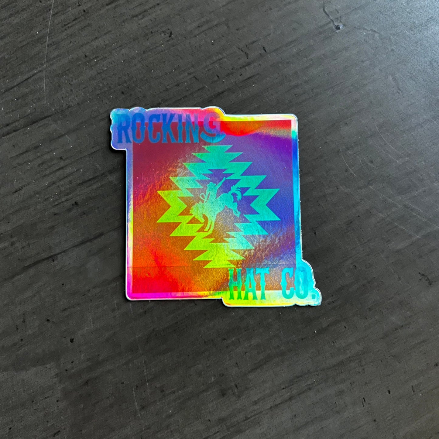 Holographic Bronco Sticker