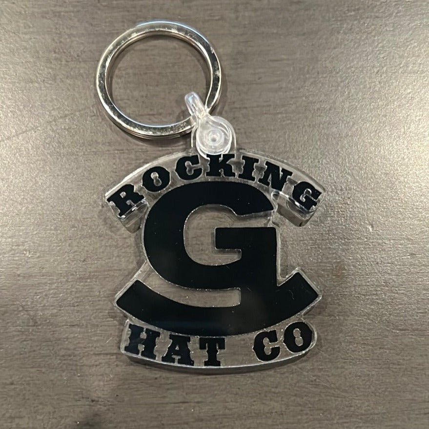 Black Logo Keychain